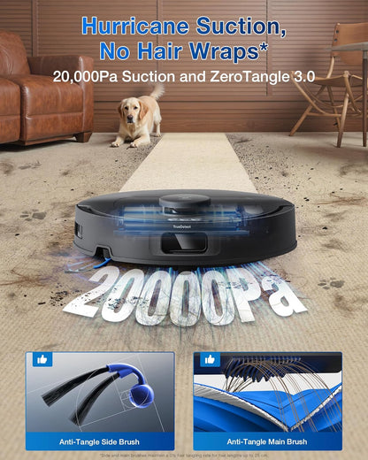 ECOVACS DEEBOT T30C Robot Vacuum and Mop, 20,000Pa Suction, TruEdge Adaptive Edge Mopping