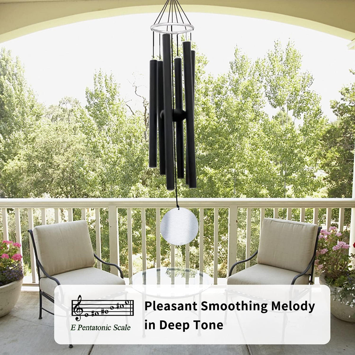 ASTARIN Wind Chimes Outdoor Large Deep Tone,36 Inch Large Chimes for Outside Tuned Relaxing