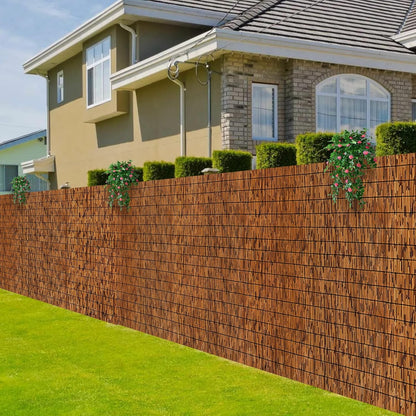 Natural Reed Fence,6FT X 16.4FT Bamboo Fencing Privacy Reed Screening for Outdoor, Gallery
