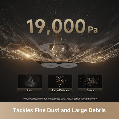 DREAME L40s Ultra Robot Vacuum and Mop, Auto-Empty, Mop Self-Cleaning, 1,9000Pa Suction, 100%