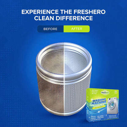 Washing Machine Cleaner Tablets – 25-Pack Deep Cleaning for Front Loader, Top Load & HE Washers