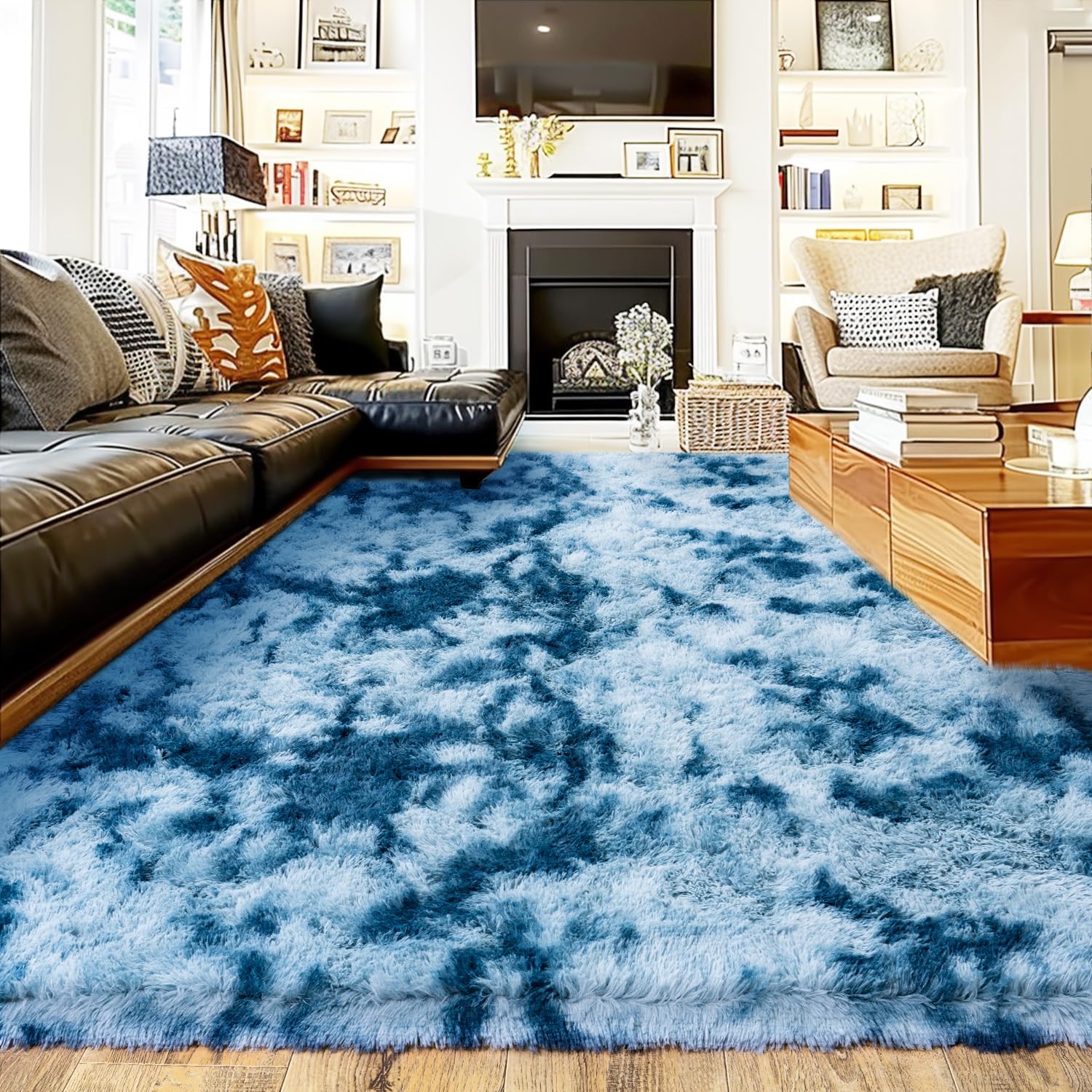 Rzutan Extra Large Rugs for Living Room 9x12, Soft Shaggy Modern Shag Area Rug for Bedroom, Upgrade