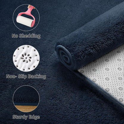 Sour Lemon 10x14 Area Rugs for Living Room, Soft Large Area Rug Fluffy Rugs for Bedroom，Machine