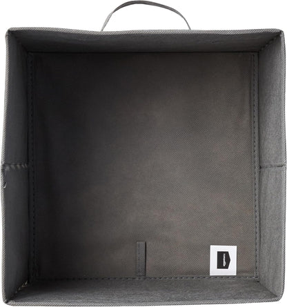 Amazon Basics Cube Organizer Storage Bins Handles, Collapsible Fabric, Pack of 6, 13"x13"x13"