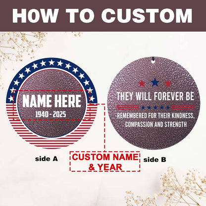 ASTARIN Personalized Wind Chimes for Memorial US Veteran, Deep Tone Wind Chimes for Loss of Loved