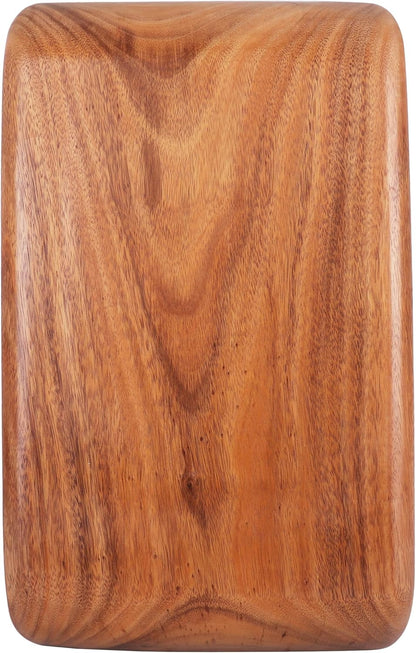 Rutledge & King Mid Century Modern Boho Chic Round Wooden End Table - 15.75"D x 11.8"W x 19.7"H