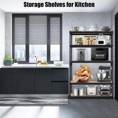 Towallmark Garage Shelving, 48 x24 x 72 Storage Shelves, Heavy Duty Storage Shelving, Durable