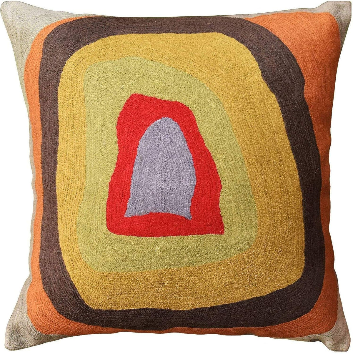 Kandinsky Abstract Pillow Cover - Colorful Modern Throw Pillowcase Chair Cushion Contemporary