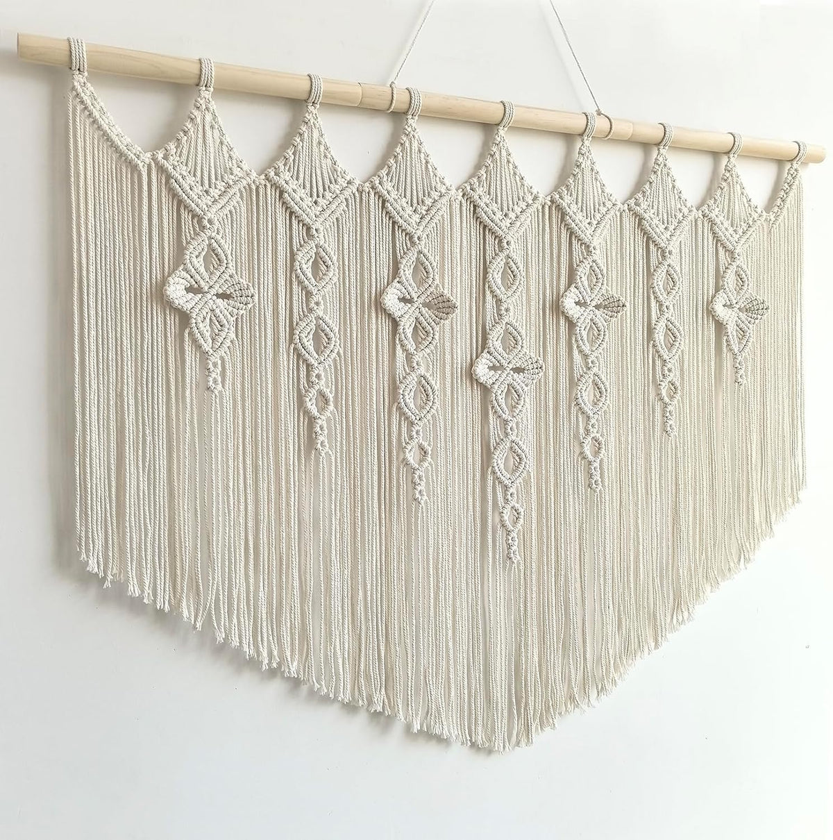 Achart Macrame Wall Hanging Large- Boho Wall Decor- large wall art- Wall Decor Living Room- Macrame
