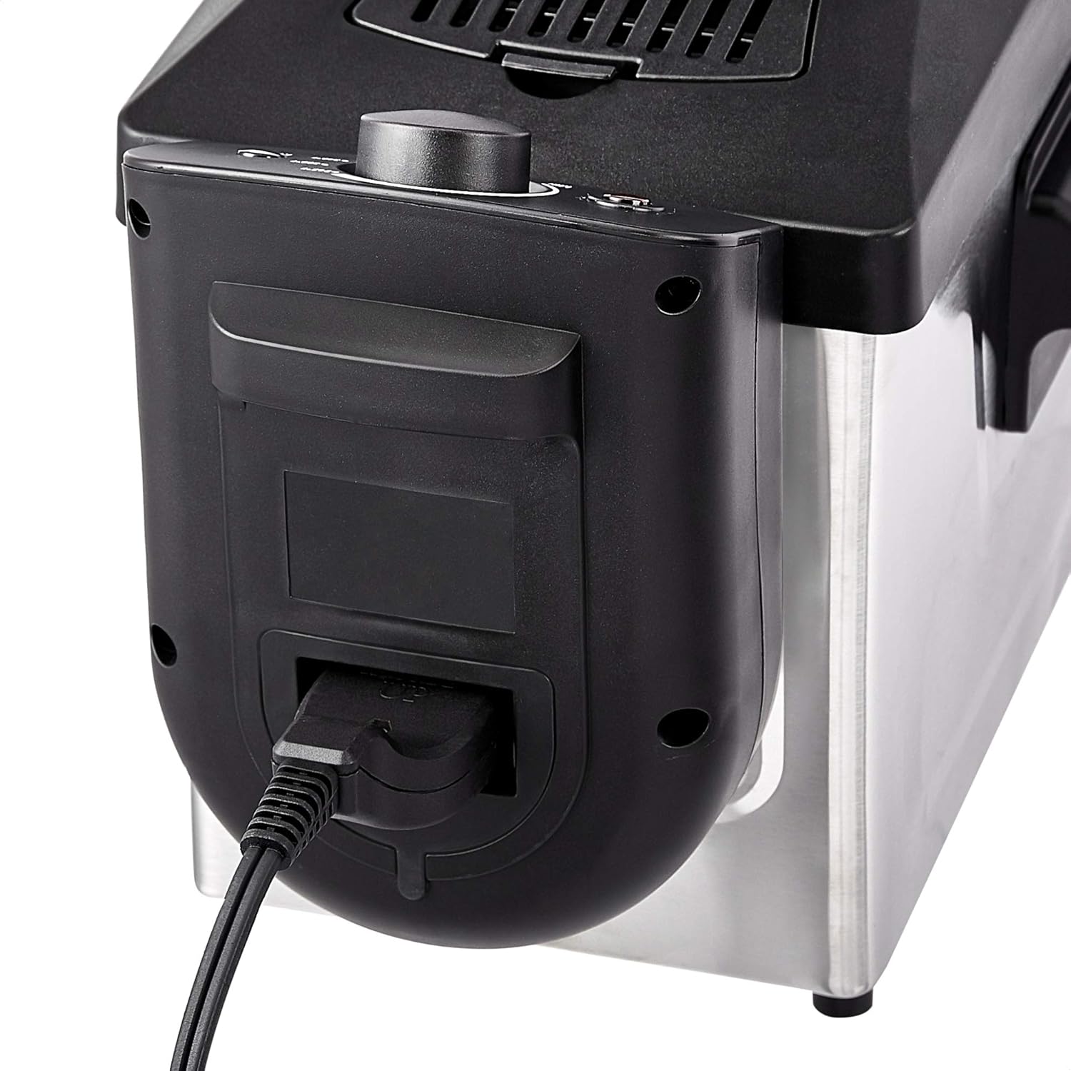 Amazon Basics 3.2-Qt (3.0L) Deep Fryer with 12-Cup Oil Capacity, Adjustable Temperature, Easy