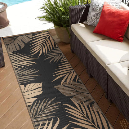 GENIMO Outdoor Rug 2.5' x 8' Waterproof for Patios Clearance, Reversible Outdoor Plastic Straw