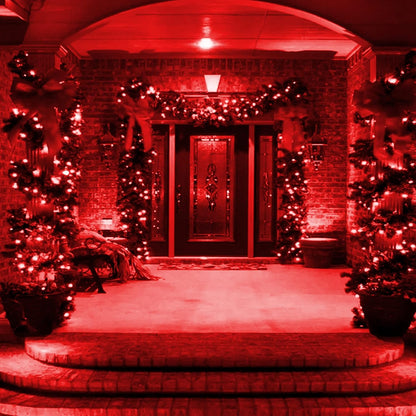 Dazzle Bright Red Christmas Mini String Lights, 20FT 100 Count Incandescent Waterproof Fairy Lights
