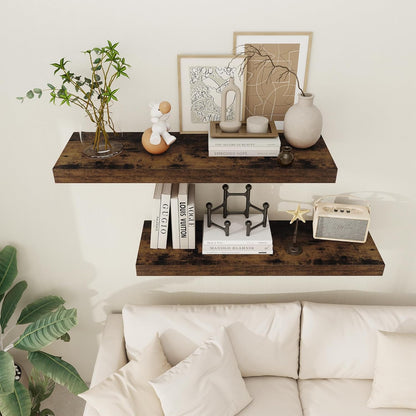 Floating Shelves 36 Inch Long, 12 Inch Deep Floating Shelves for Wall, 36 x 12 Shelves for Wall