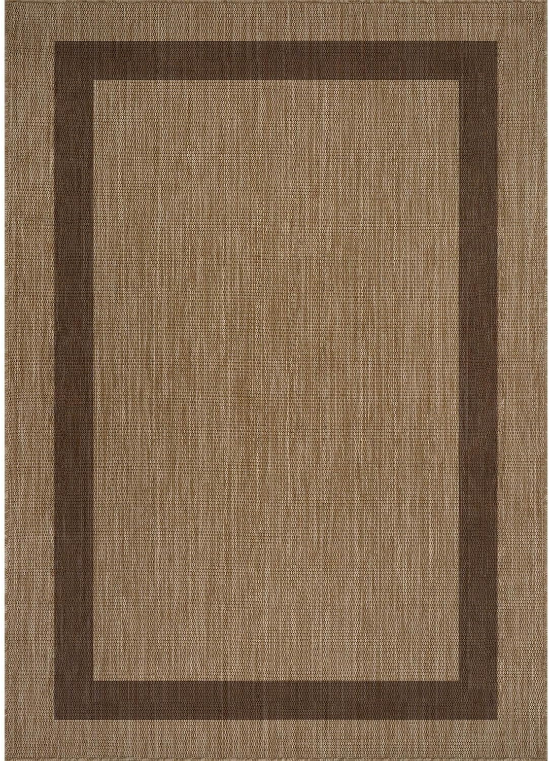 CAMILSON Outdoor Rug 6x9 - Modern Outside Rugs for Patios Porches Waterproof Durable Washable