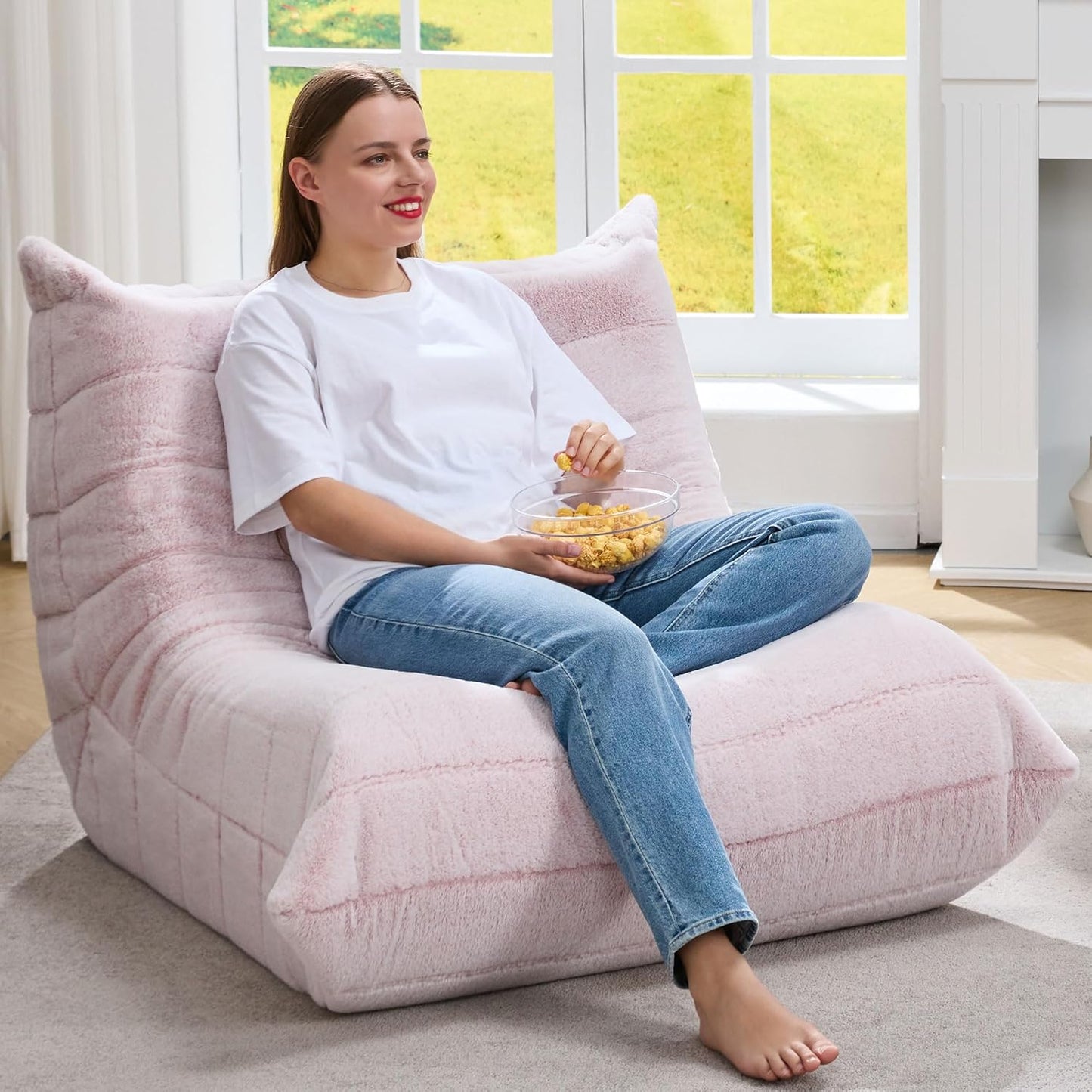 Bean Bag Chairs for Adults Giant Bean Bag Chair Memory Foam BeanBag Chair Big Bean Bag Sofa with