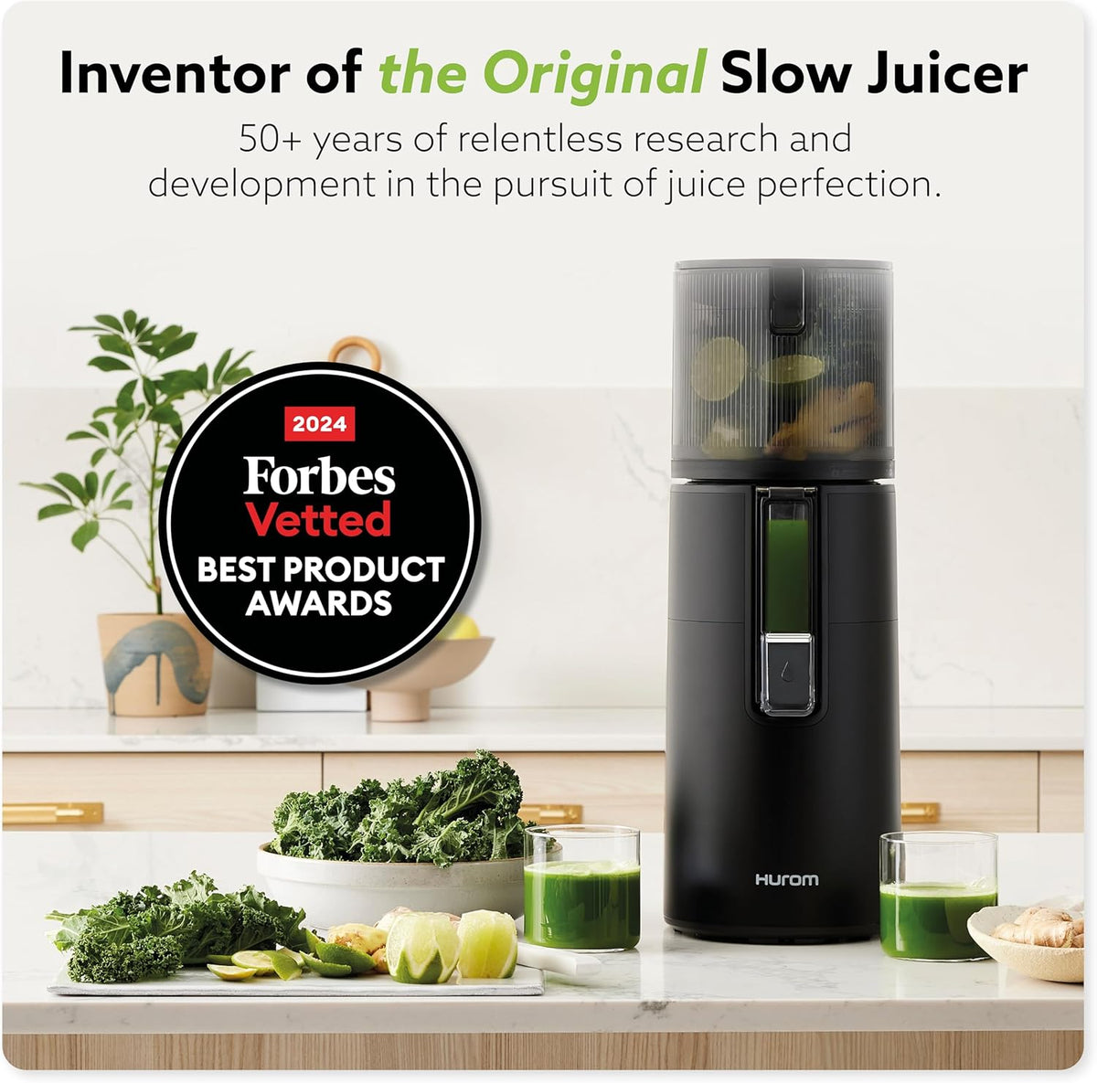 Hurom H400 Cold Press Juicer Machine, Award Winning Masticating Slow Juicer, Easy to Clean