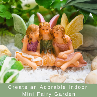 PRETMANNS Fairies for Fairy Garden - Accessories for an Outdoor or Indoor Miniature Garden