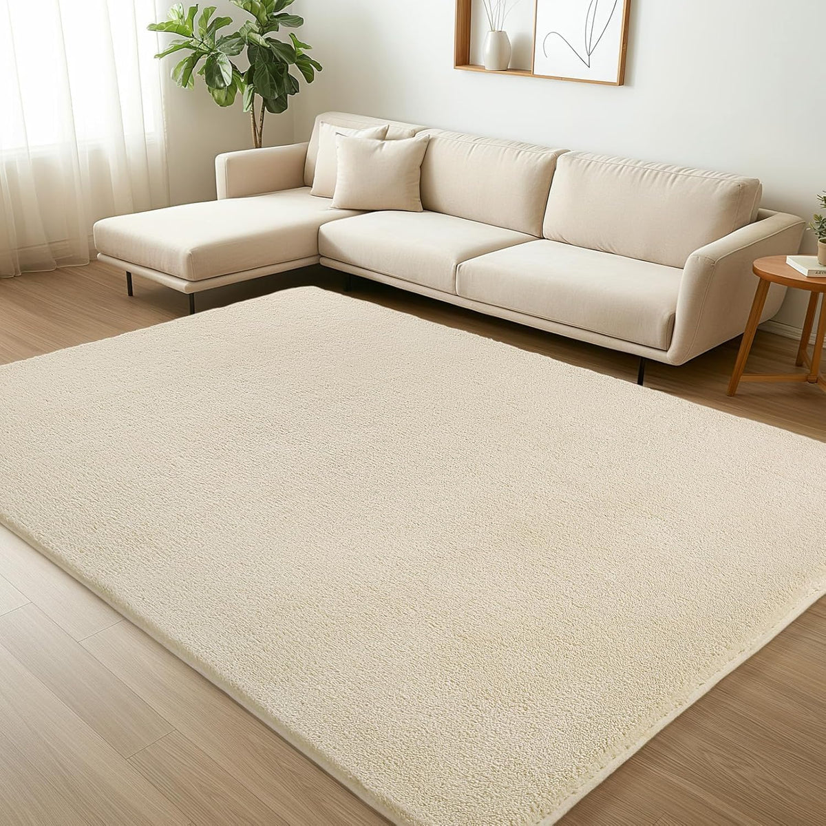 Sour Lemon 10x14 Area Rugs for Living Room, Soft Large Area Rug Fluffy Rugs for Bedroom，Machine