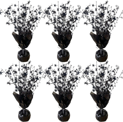 6 Pack Halloween Decoration Indoor Metallic Foil Spray Centerpiece Star Table Decoration Burst