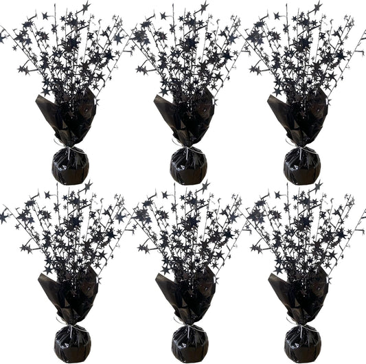 6 Pack Halloween Decoration Indoor Metallic Foil Spray Centerpiece Star Table Decoration Burst