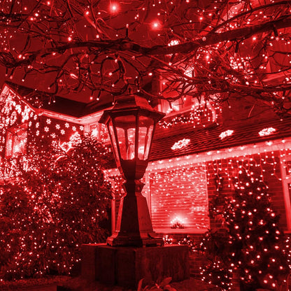 Dazzle Bright Red Christmas Mini String Lights, 20FT 100 Count Incandescent Waterproof Fairy Lights