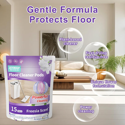 JOYMOOP Floor Cleaner for Mopping, 30 PCS Mopping Solution, Hardwood Floor Cleaner, Works Perfectly