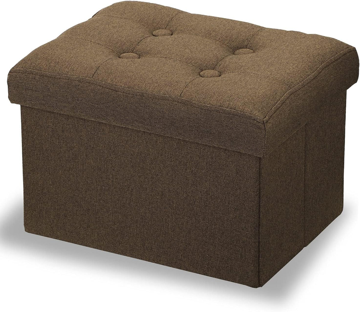 LINMAGCO Ottoman Storage Ottoman with Storage Small Foot Rest Stool Under Desk Stool Short Folding
