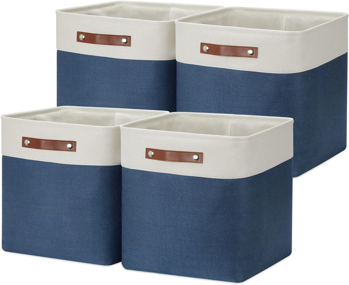 DULLEMELO Storage Baskets for Shelves Closet Storage,Large Home Organization Bins for Gifts