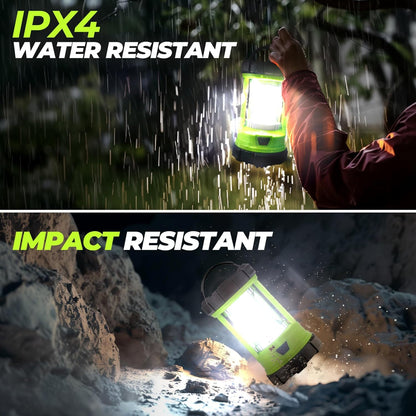 Rechargeable Camping Lantern, 3000LM 5 Light Modes Camping Light 4400 Capacity Phone Charger LED
