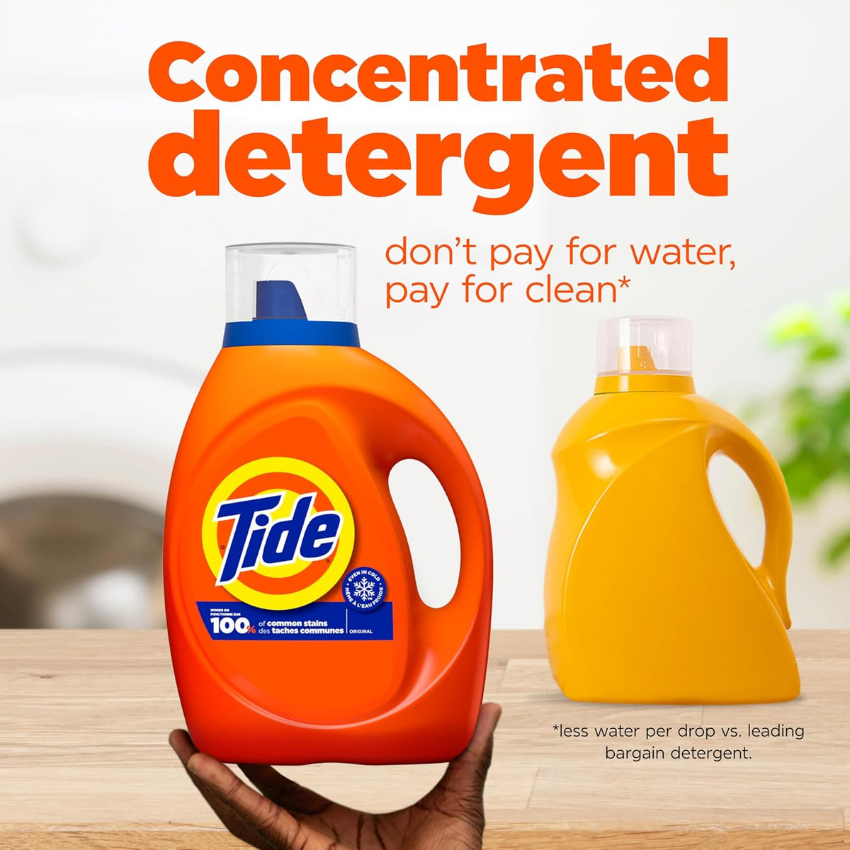 Tide Laundry Detergent Liquid, Original Scent, HE Compatible, 100 Loads, 132 fl oz, Tide Laundry