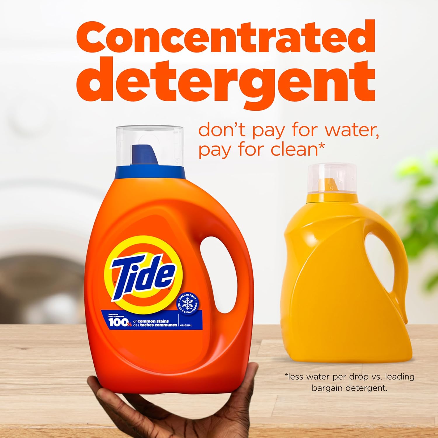 Tide Laundry Detergent Liquid, Original Scent, HE Compatible, 100 Loads, 132 fl oz, Tide Laundry