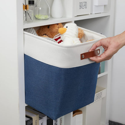 DULLEMELO Storage Baskets for Shelves Closet Storage,Large Home Organization Bins for Gifts