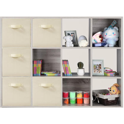 STORAGEIDEAS 11x11 Inch Storage Bins Cubes, Fabric Foldable Storage Box, Collapsible Closet