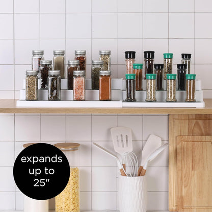 SIMPLEMADE 3-Tier Spice Rack Organizer - Versatile Storage Shelf for Kitchen, Bathroom, Bedroom &