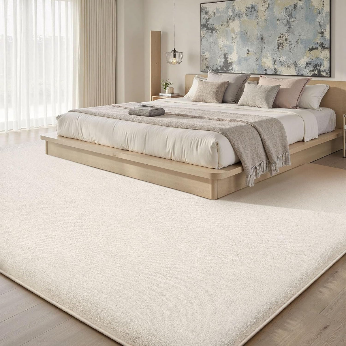 Sour Lemon 8x10 Area Rugs for Living Room, Soft Large Area Rug Fluffy Rugs for Bedroom，Machine