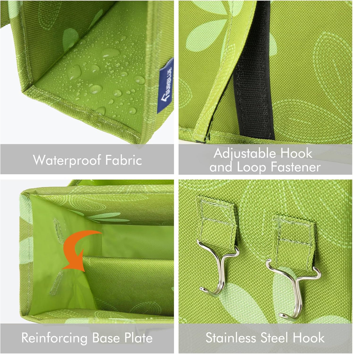 Surblue Bedside Caddy Hanging Bed Organizer Storage Bag Pocket for Bunk and Hospital Beds, College