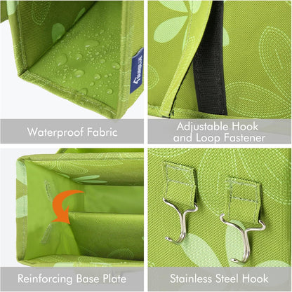 Surblue Bedside Caddy Hanging Bed Organizer Storage Bag Pocket for Bunk and Hospital Beds, College