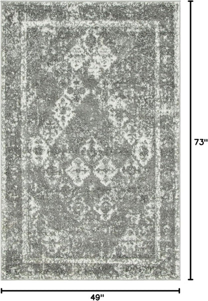 Unique Loom Rosso Collection Vintage, Traditional, Bohemian, Geometric, Distressed, Southwestern