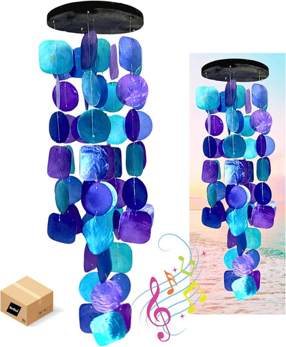 Bellaa 20414 Wind Chimes Outdoor, Garden Decorations, Musical, Indoor/Outside Windchimes, Beach