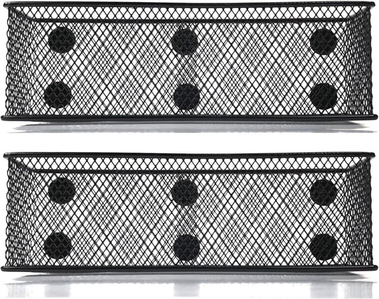 Magnetic Baskets Magnetic Organizer and Holder for Locker or Refrigerator - Pen Holders or Storage