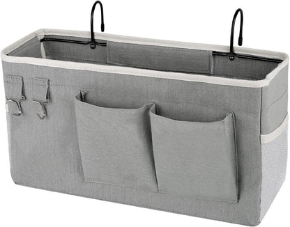 Bedside Storage Caddy/Bedside Hanging Storage Bag for Headboards Bunk Beds Dorm Rooms Book Phone