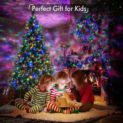 Rossetta Galaxy Projector, Star Projector for Bedroom, Night Lights for Kids Room with White Noise