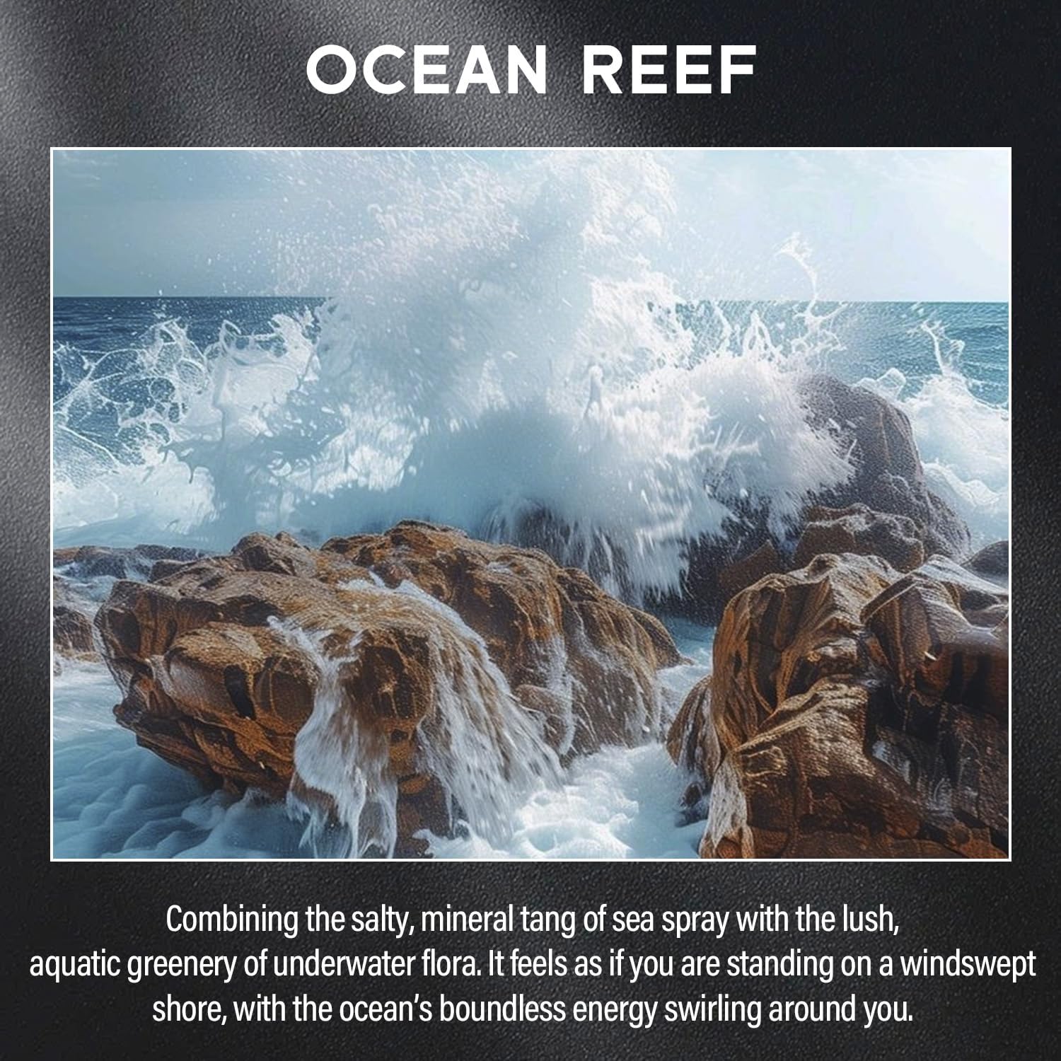 Ocean Reef Candle, 9oz Scented Candle for Men, Scented Candles for Home, Gifts for Men