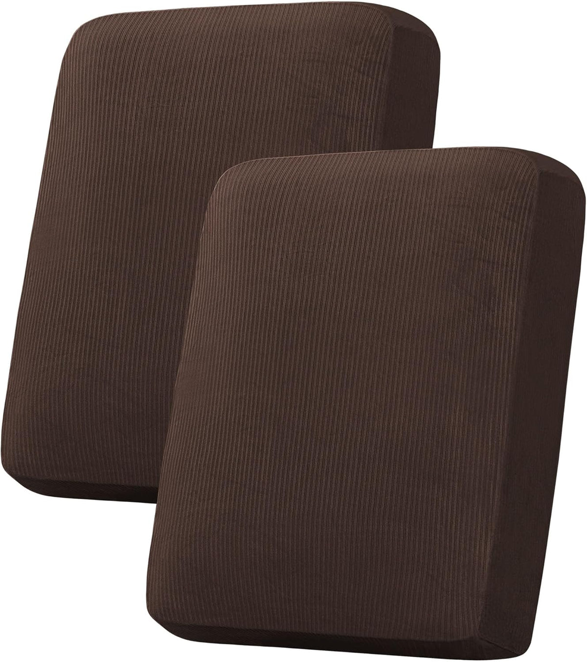 H.VERSAILTEX Velvet Stretch Couch Cushion Cover Plush Cushion Slipcover for Chair Loveseat Sofa