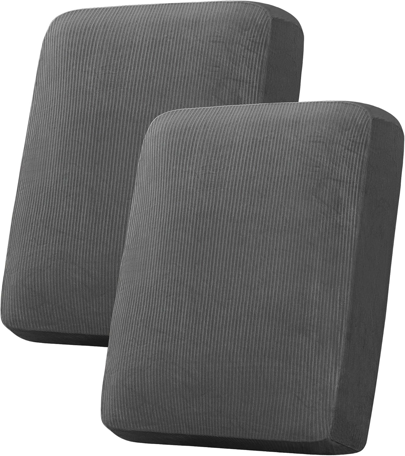 H.VERSAILTEX Velvet Stretch Couch Cushion Cover Plush Cushion Slipcover for Chair Loveseat Sofa