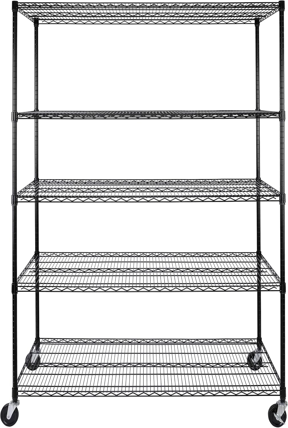 Seville Classics UltraDurable Heavy Duty NSF Solid Steel Wire Rack Storage Unit, Organizer for