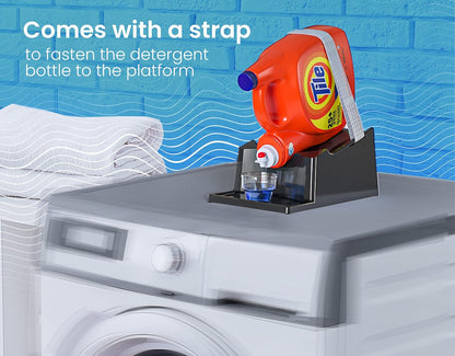 TidyFriend Liquid Laundry Detergent Holder Stand with Drip Tray & Rubber-Grip Feet, Stand for