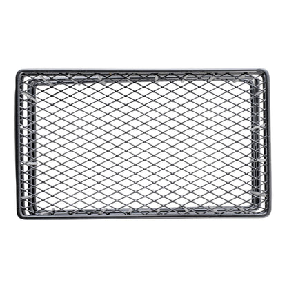 G.E.T. 7" x 4 1/4" Gray Rectangular Storage Metal Basket
