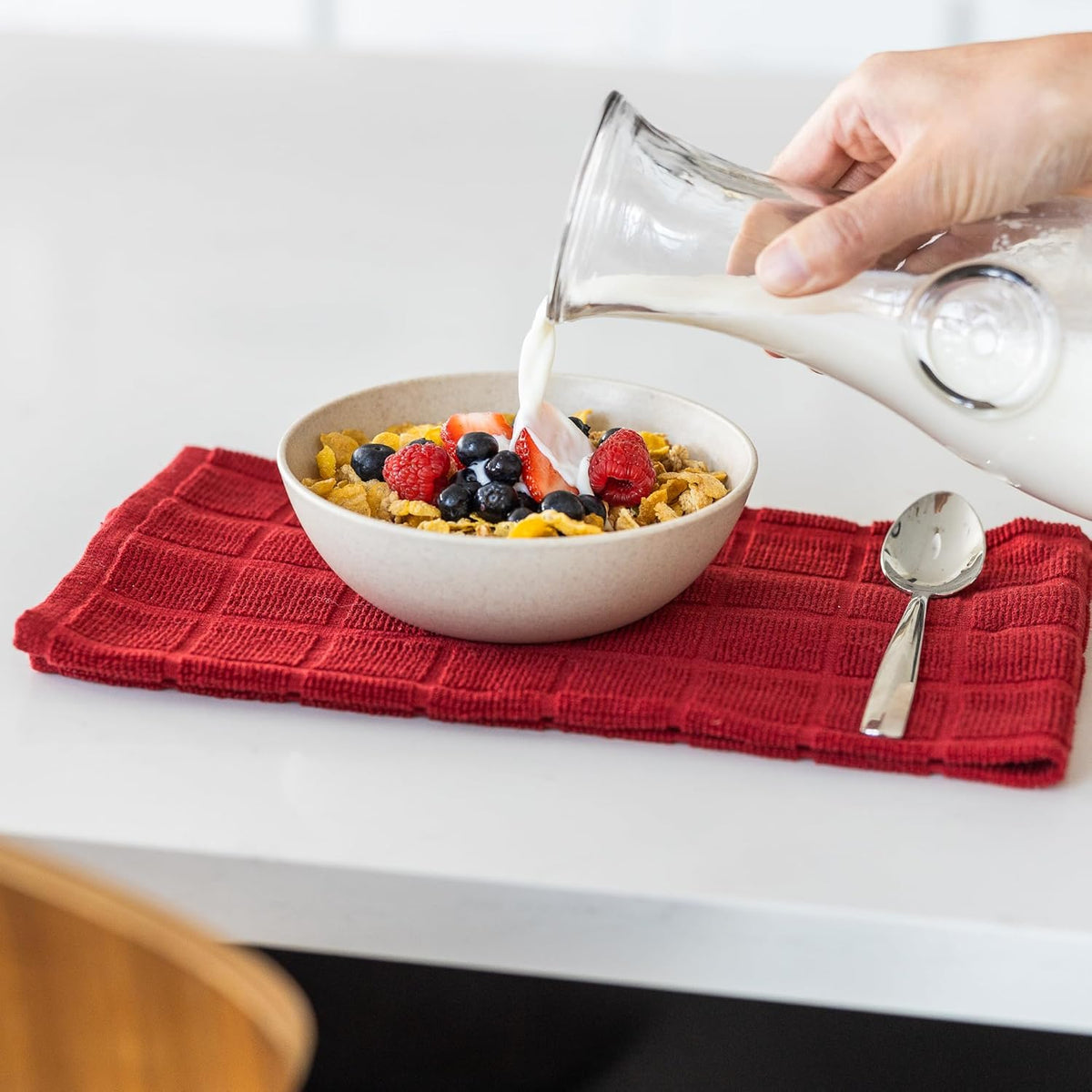 Grow Forward Premium Wheat Straw Bowls - 20oz Microwave Safe Plastic Cereal Bowls Set of 8 for