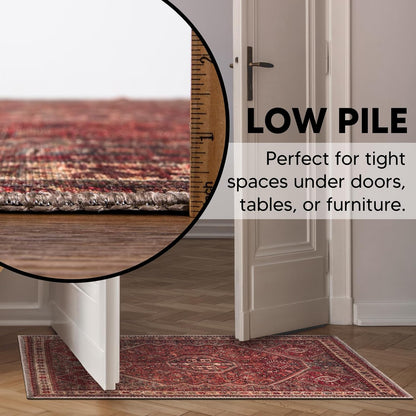 Keen Home Design 2x3 Rug - Machine Washable Entry Rug with Non-Slip Backing, Ideal for Enteryway